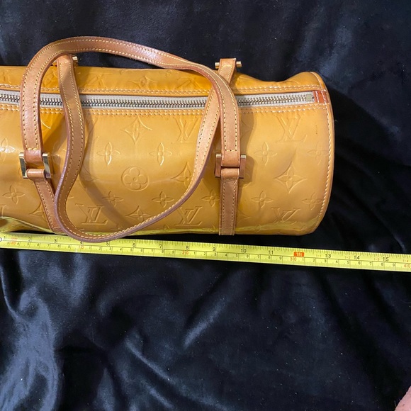 Louis Vuitton Vernis Yellow Bedford Papillon Handbag - Picture 2 of 10